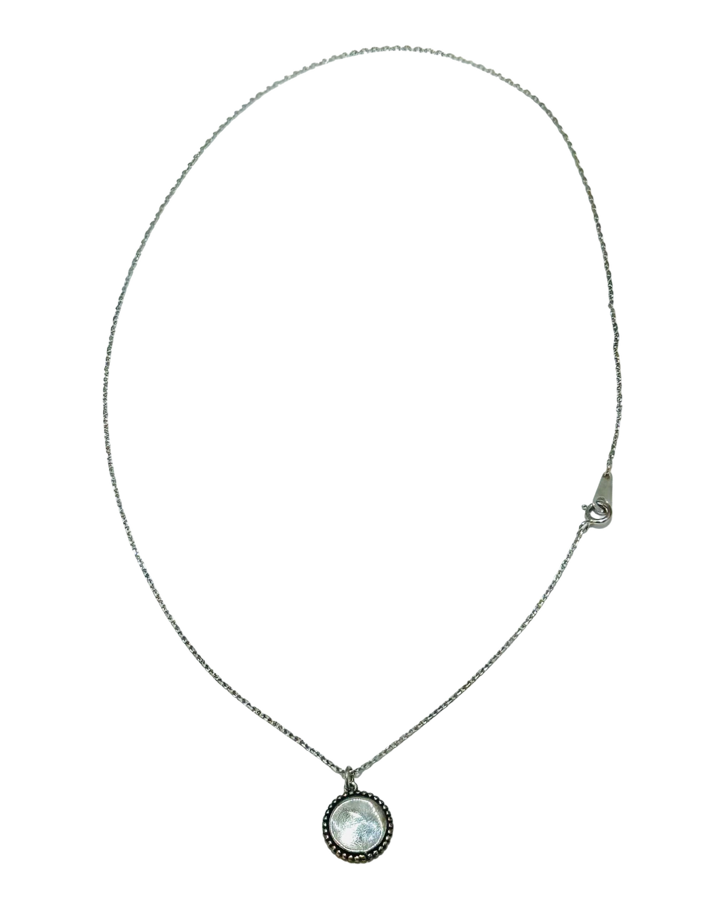 Vintage Round Medallion Necklace