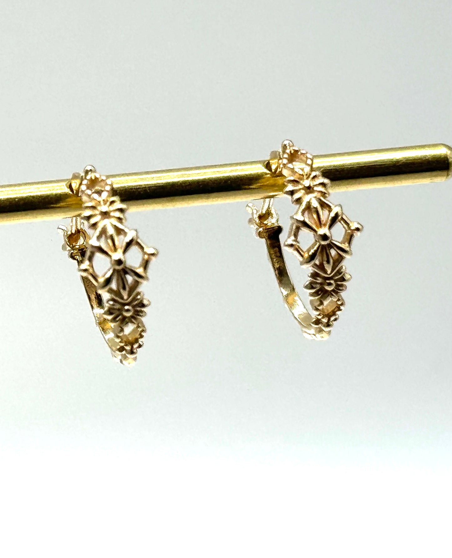 Golden Blossom Earrings