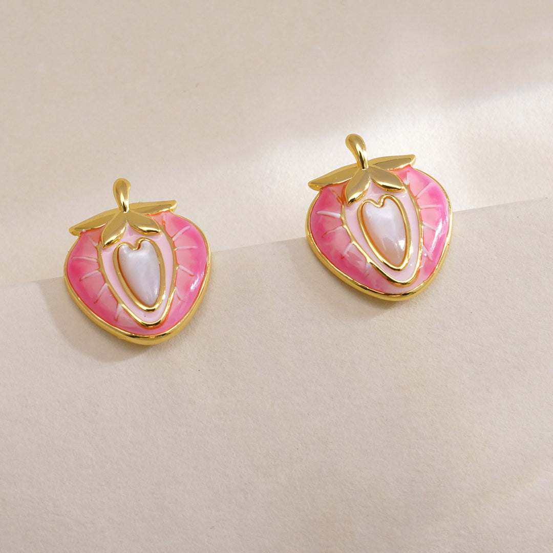 Strawberry Fondant Stud