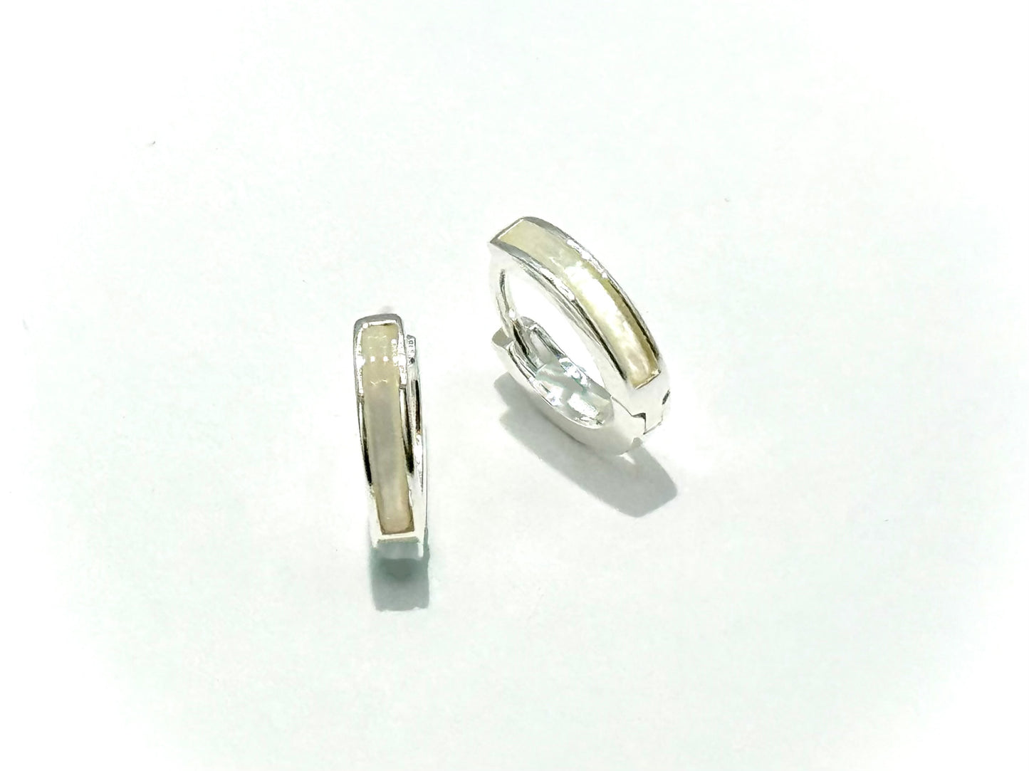 Silver Harmony Hoops