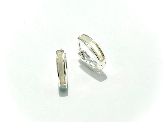 Silver Harmony Hoops