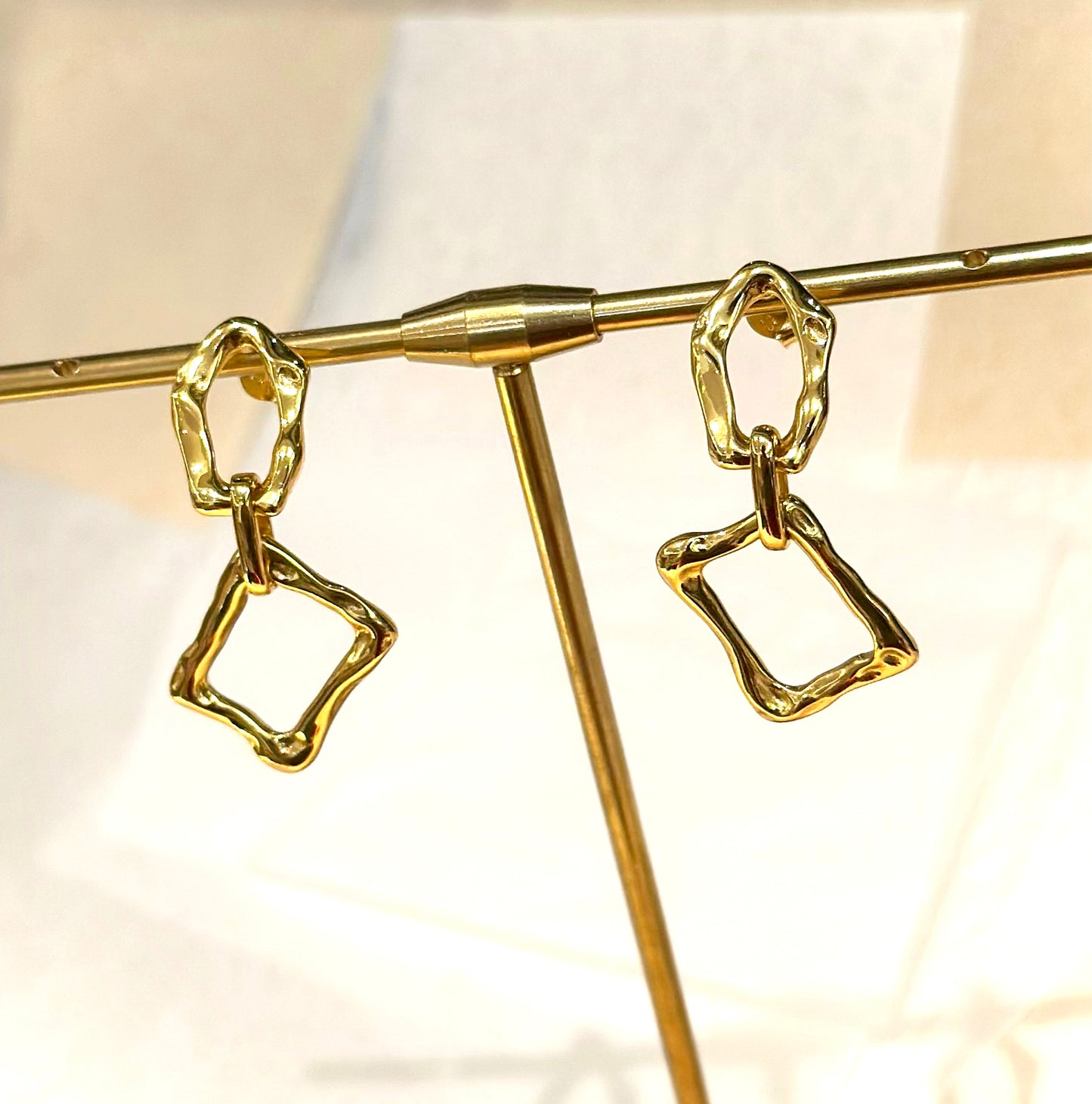 Golden Ripple Earrings