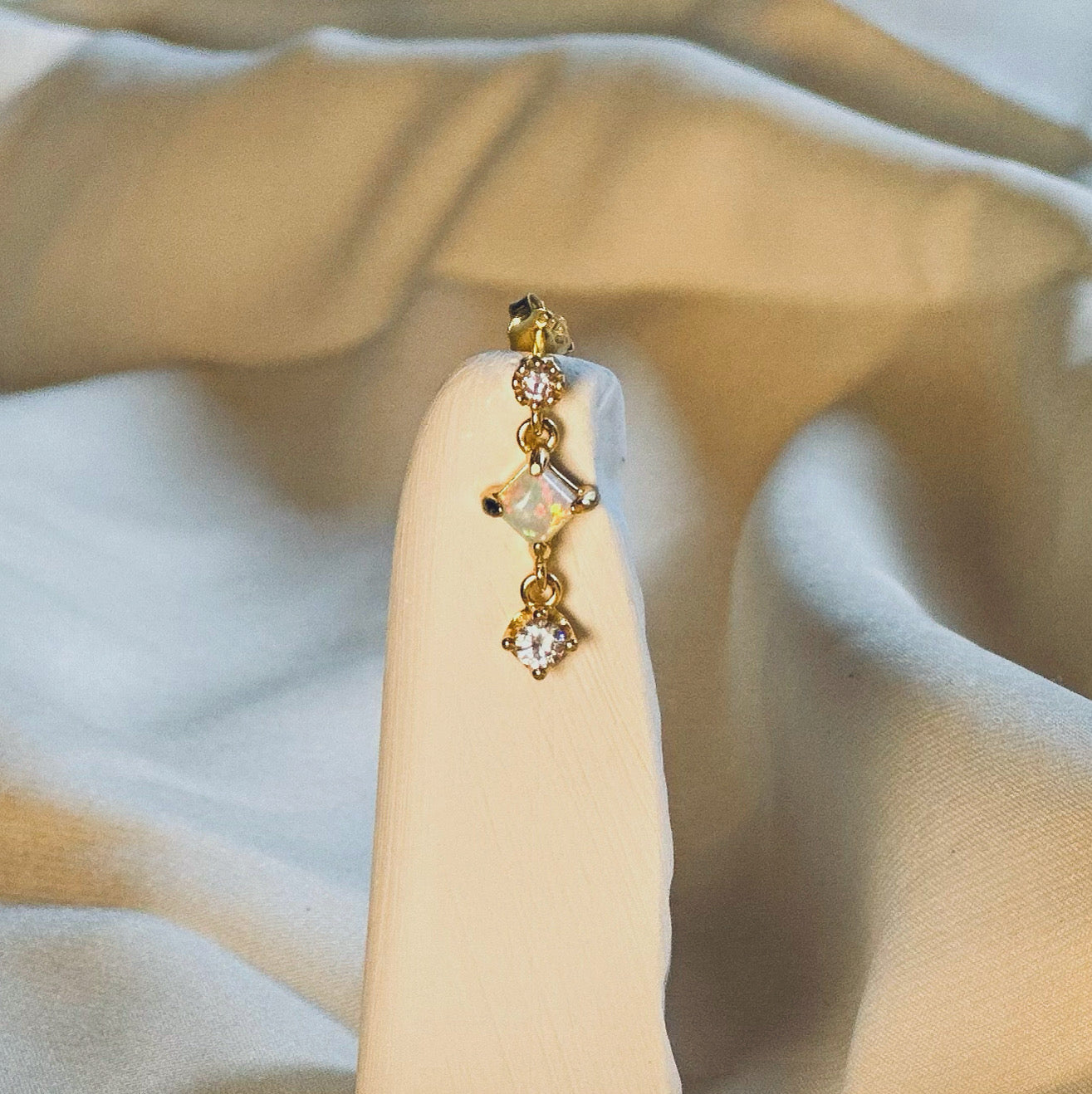 Aurora Star Drop Earring