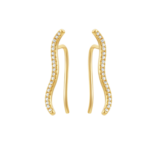 Golden Star Tassel Earrings