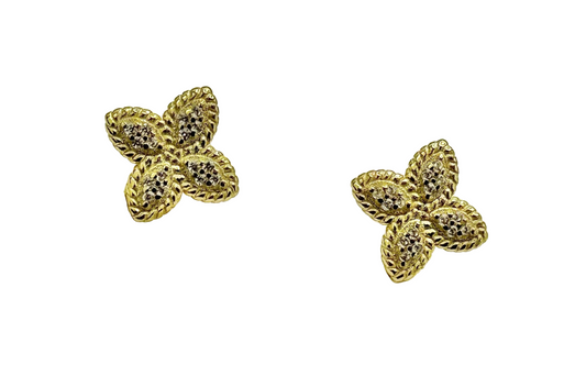 Golden Clover Studs