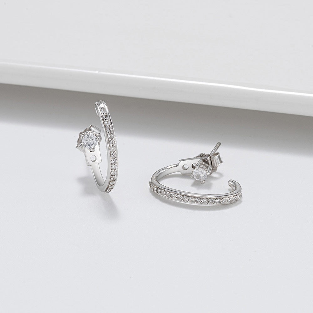 Eternal Sparkle Hoops