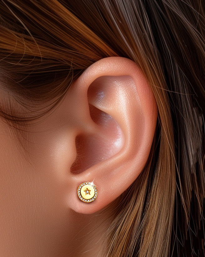 Golden Halo earrings