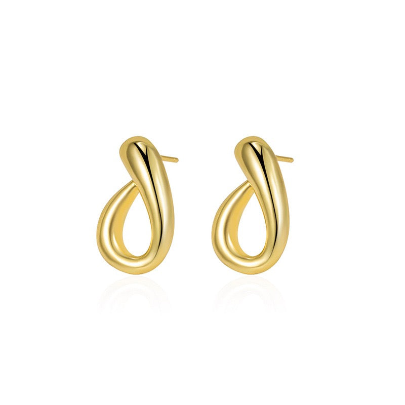 Golden Wave Earrings