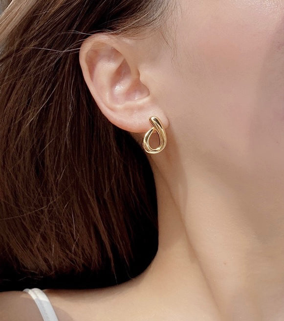 Golden Wave Earrings