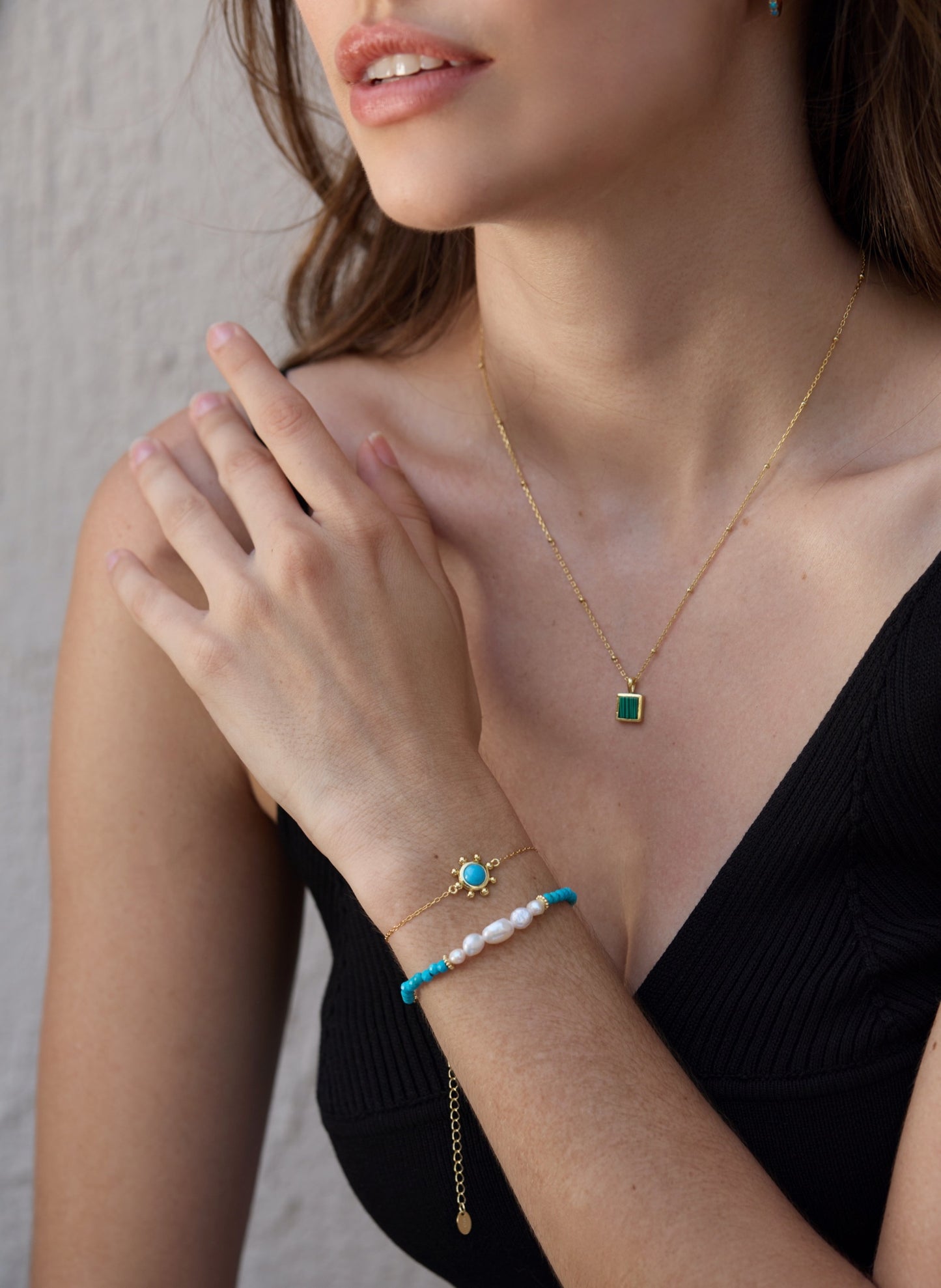 Turquoise Sunbeam Bracelet