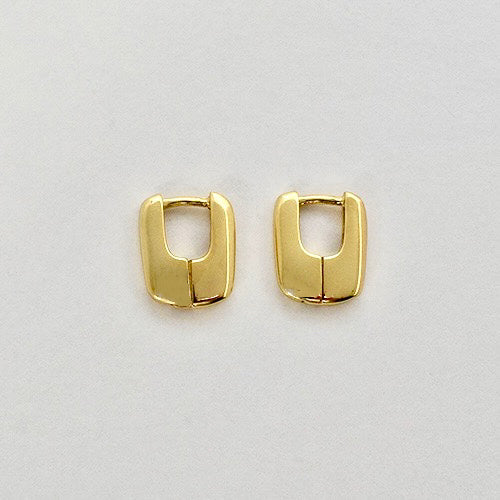 Golden Glow Huggie Hoops