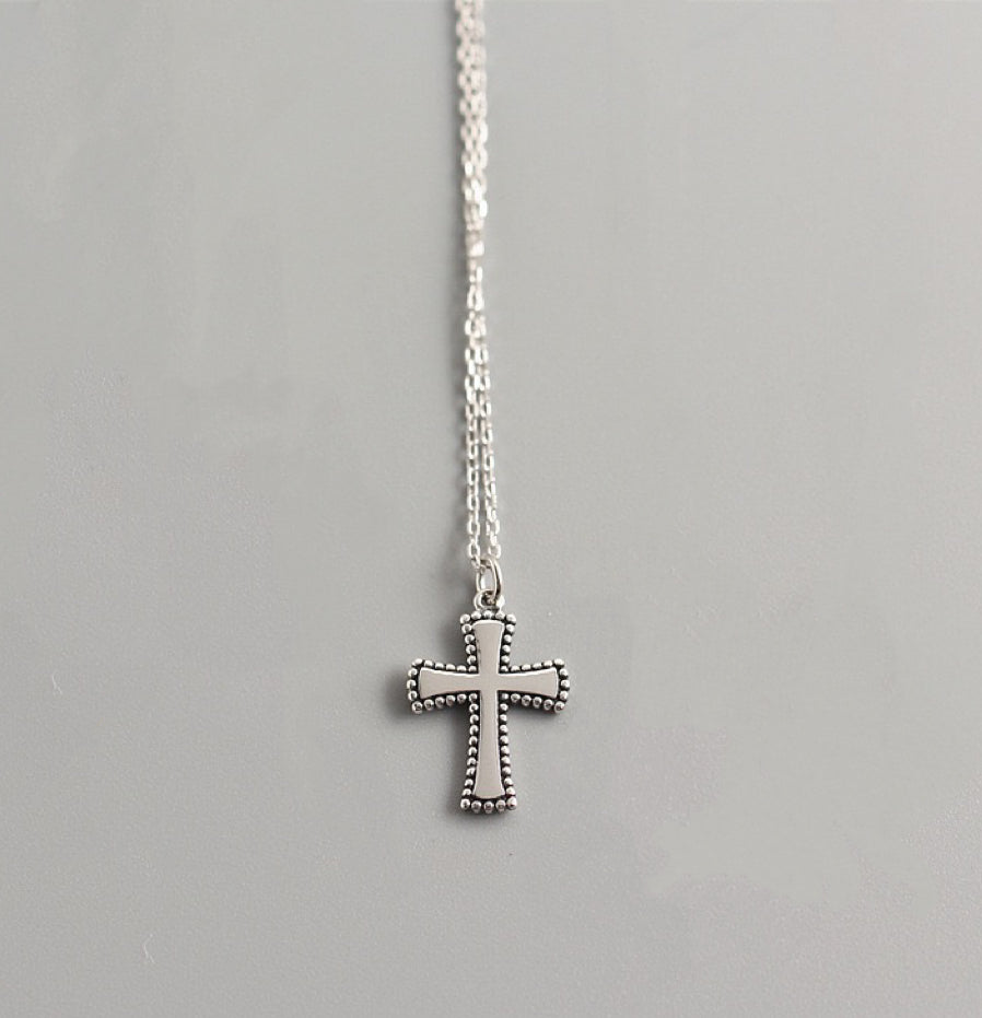 Vintage Cross Pendant Necklace