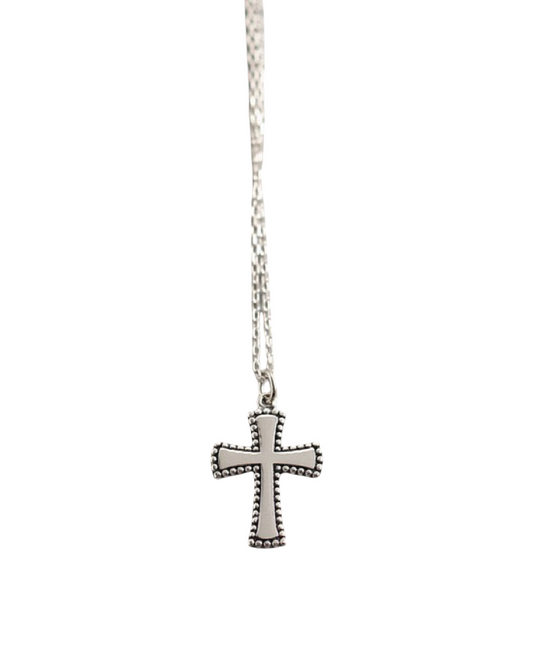Vintage Cross Pendant Necklace