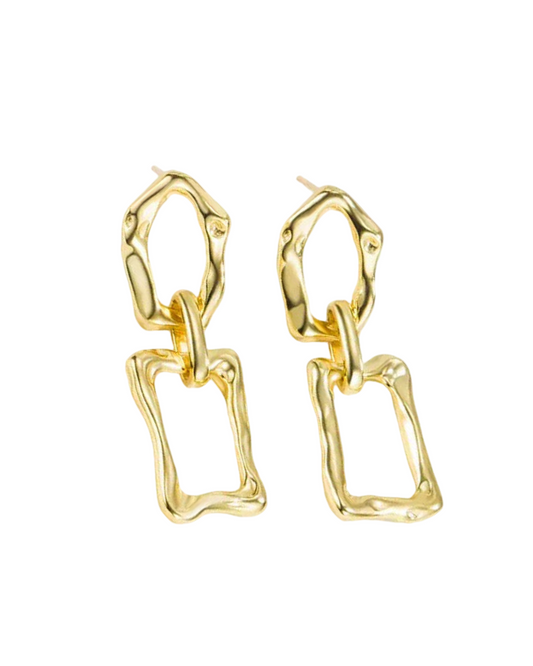 Golden Ripple Earrings