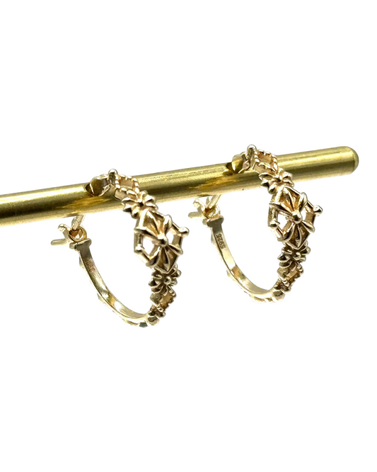 Golden Blossom Earrings