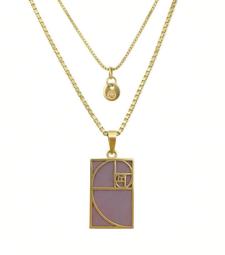 Soul Guardian pendant close-up showing golden ratio design - GL.rareness