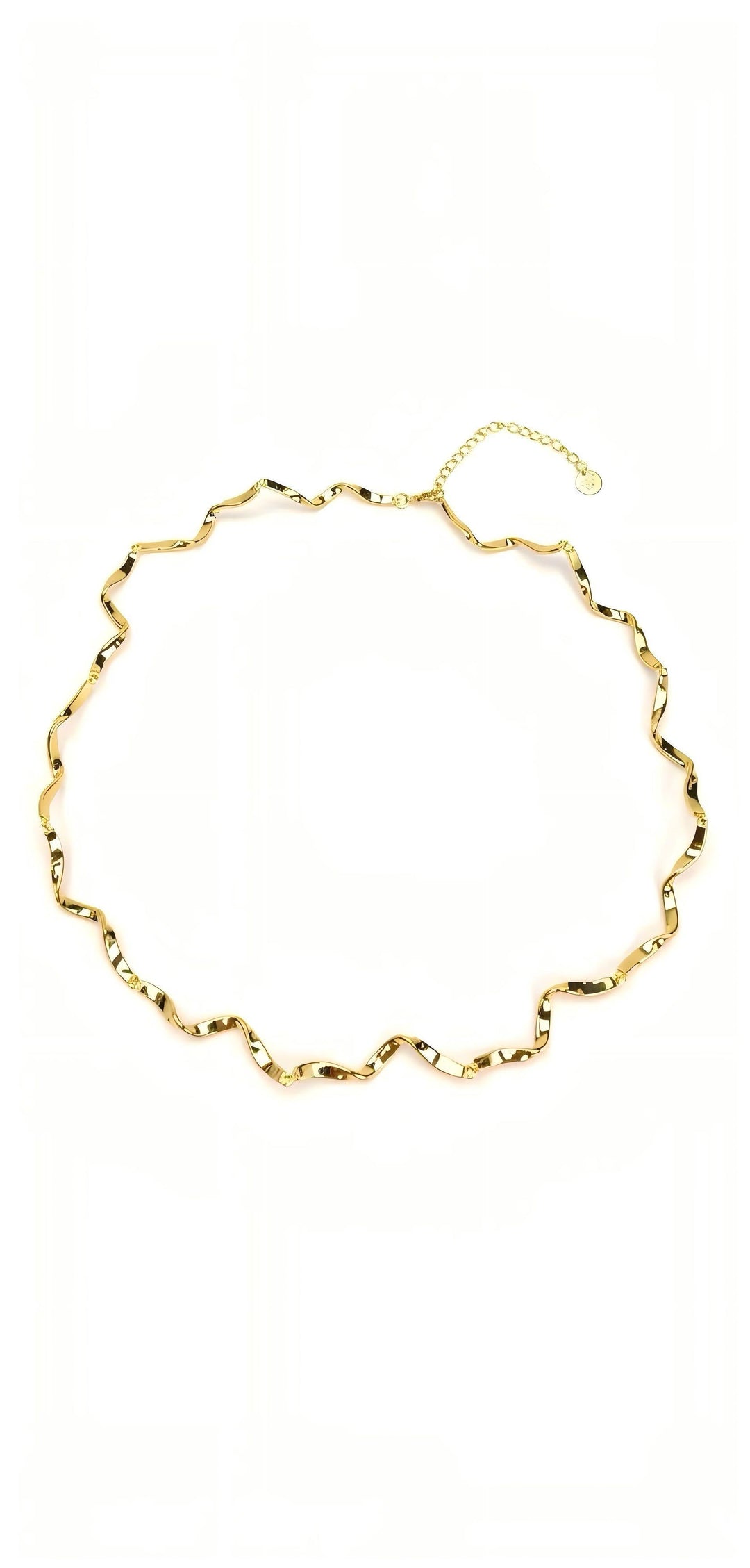 18K gold Silken Vow Aureole twisted ribbon necklace - GL.rareness