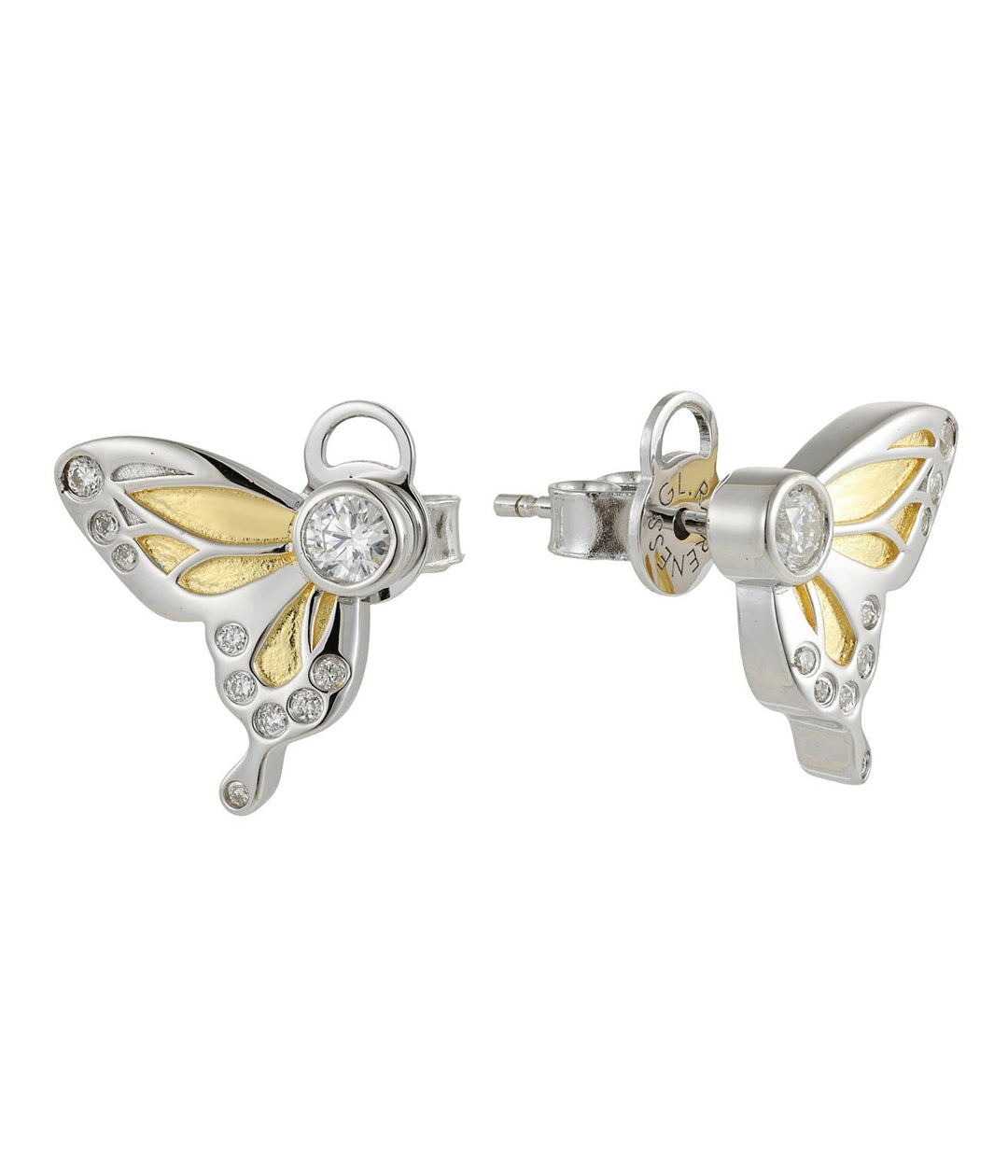 Halfmoon Butterfly Earrings