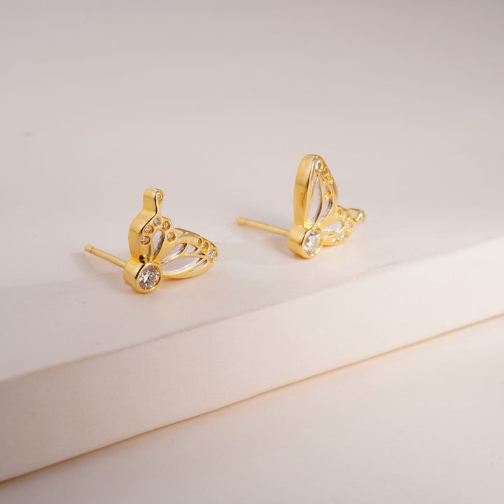 Halfmoon Butterfly Earrings