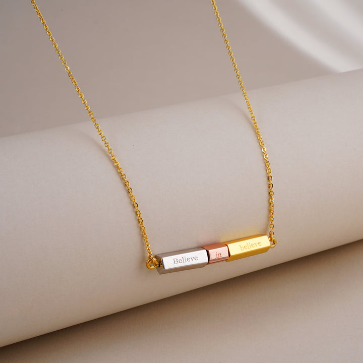 "Believe in Believe" Spinning Bar